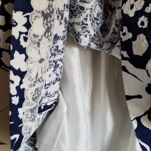 Kate Spade New York Tanner Blue White Dress Size S USA 4 - Picture 6 of 8